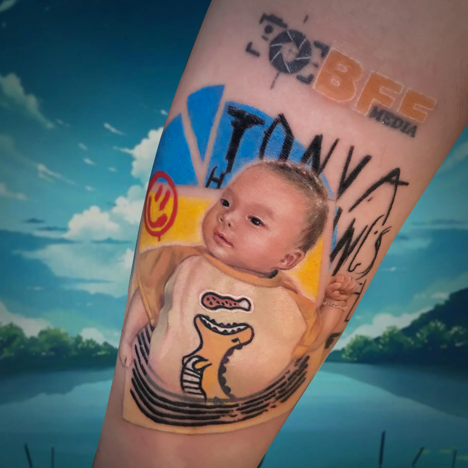 Giá hình xăm chân dung - Electric Tattoo