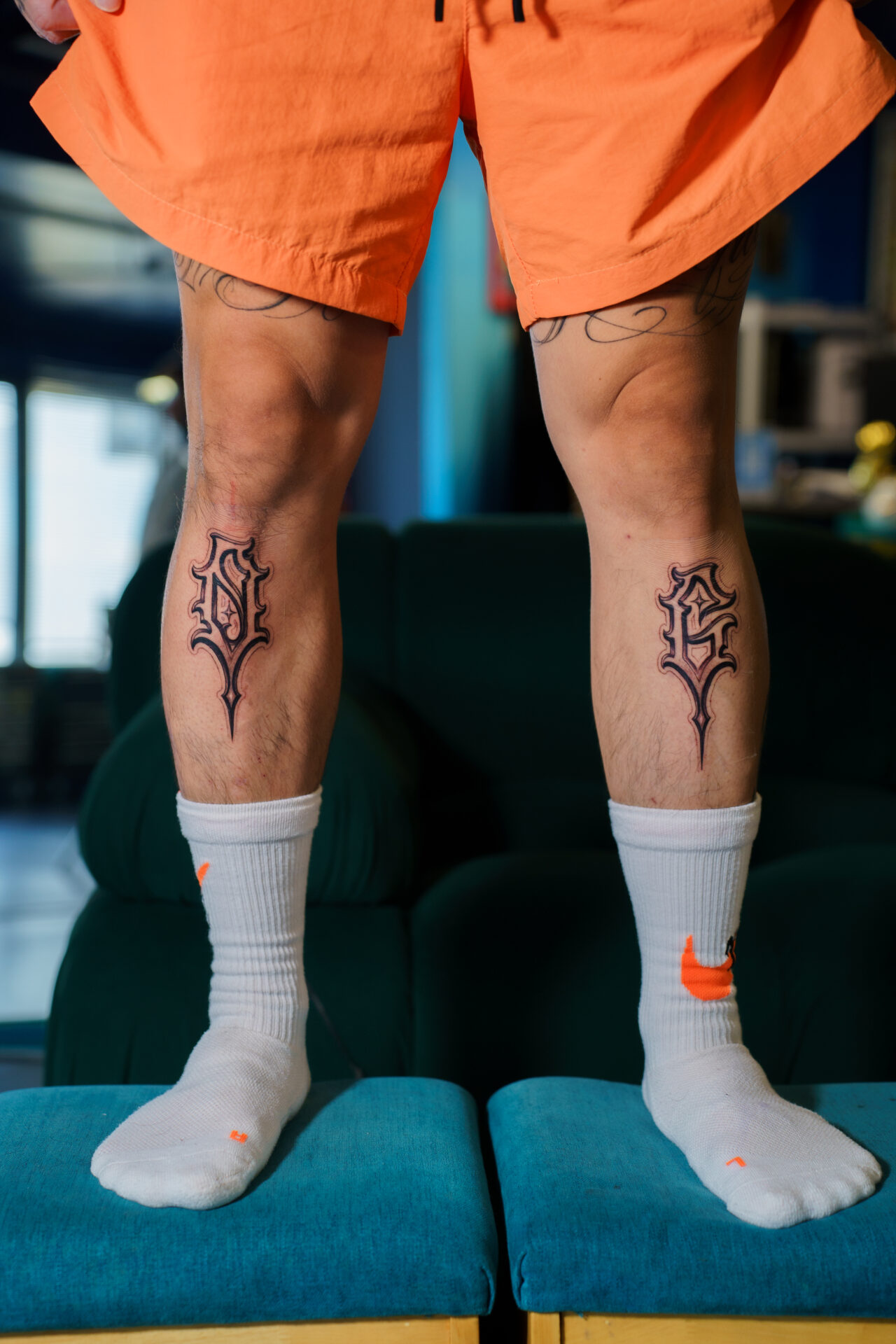 Hình xăm chân OG của DJ Minh Trí Tại Electric Tattoo