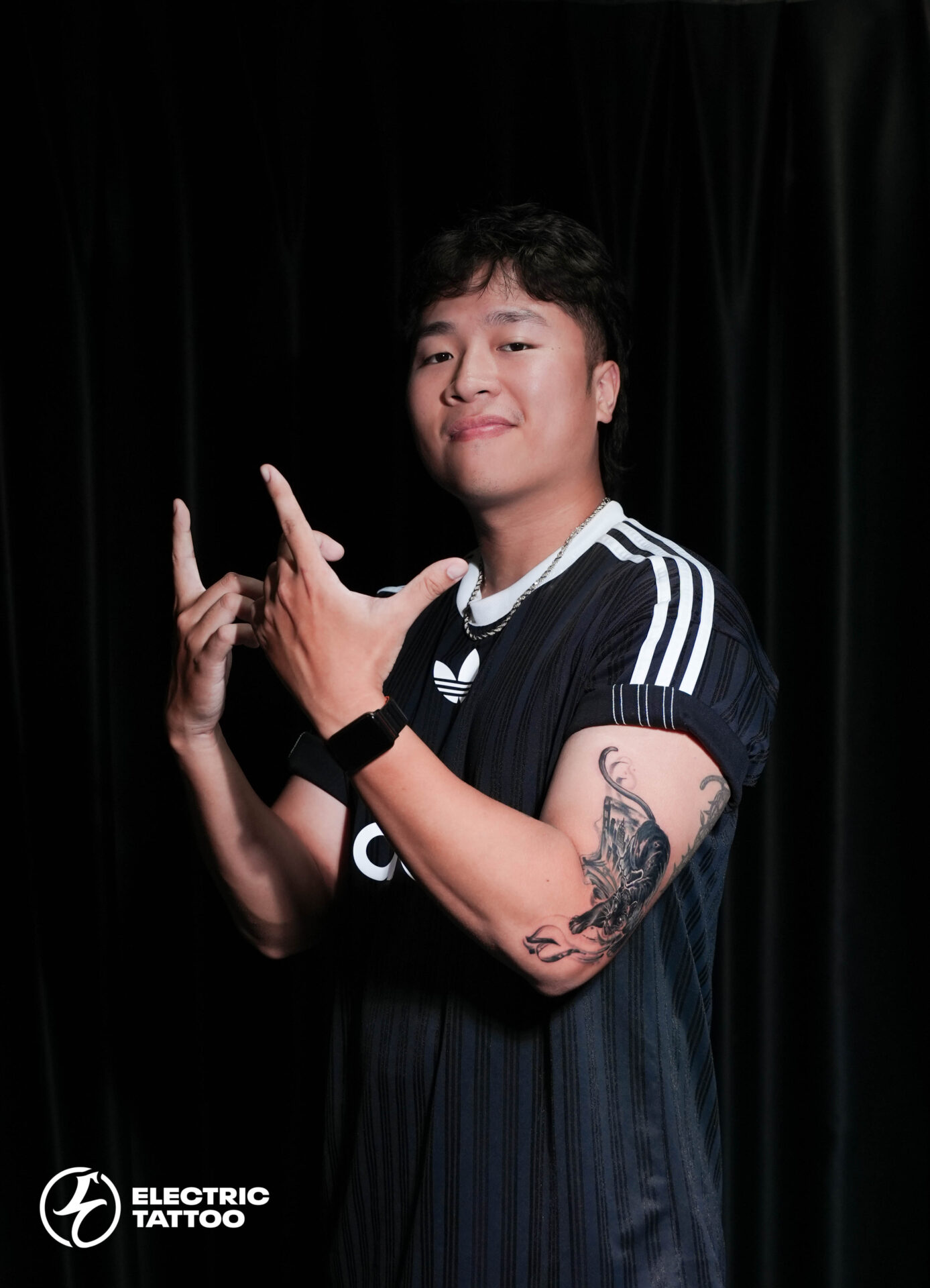 Rapper 24k Rihgt tại Electric Tattoo