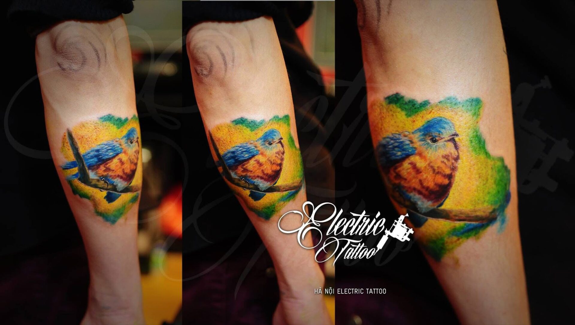 Hình xăm của Emcee L Dalab tại Electric Tattoo