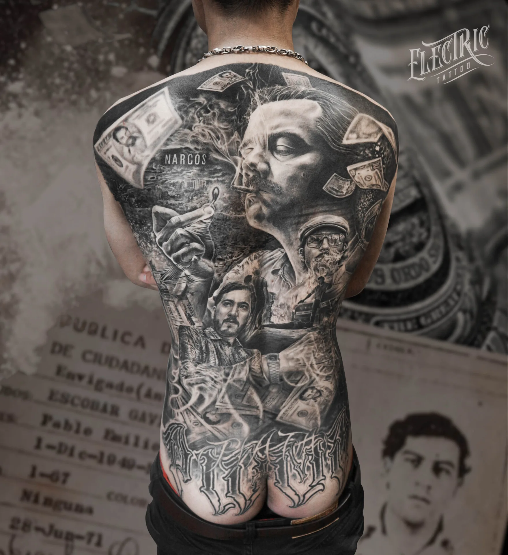 Tác phẩm Full back Nacros đạt giải 1st Best Realistic tại Taiwan I Love Tattoo 2018