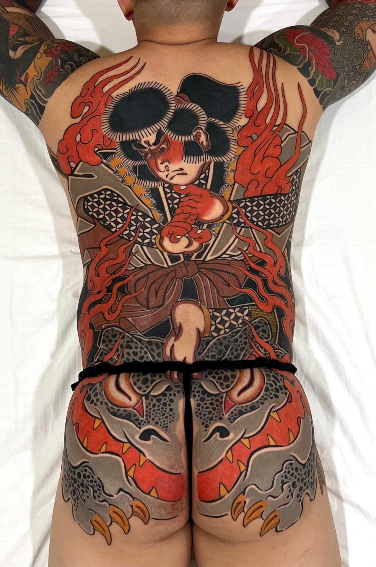 Hình xăm Traditional nhận Giải Ba Best of Collab - Saigon Tattoo Expo 2022 - Horituan