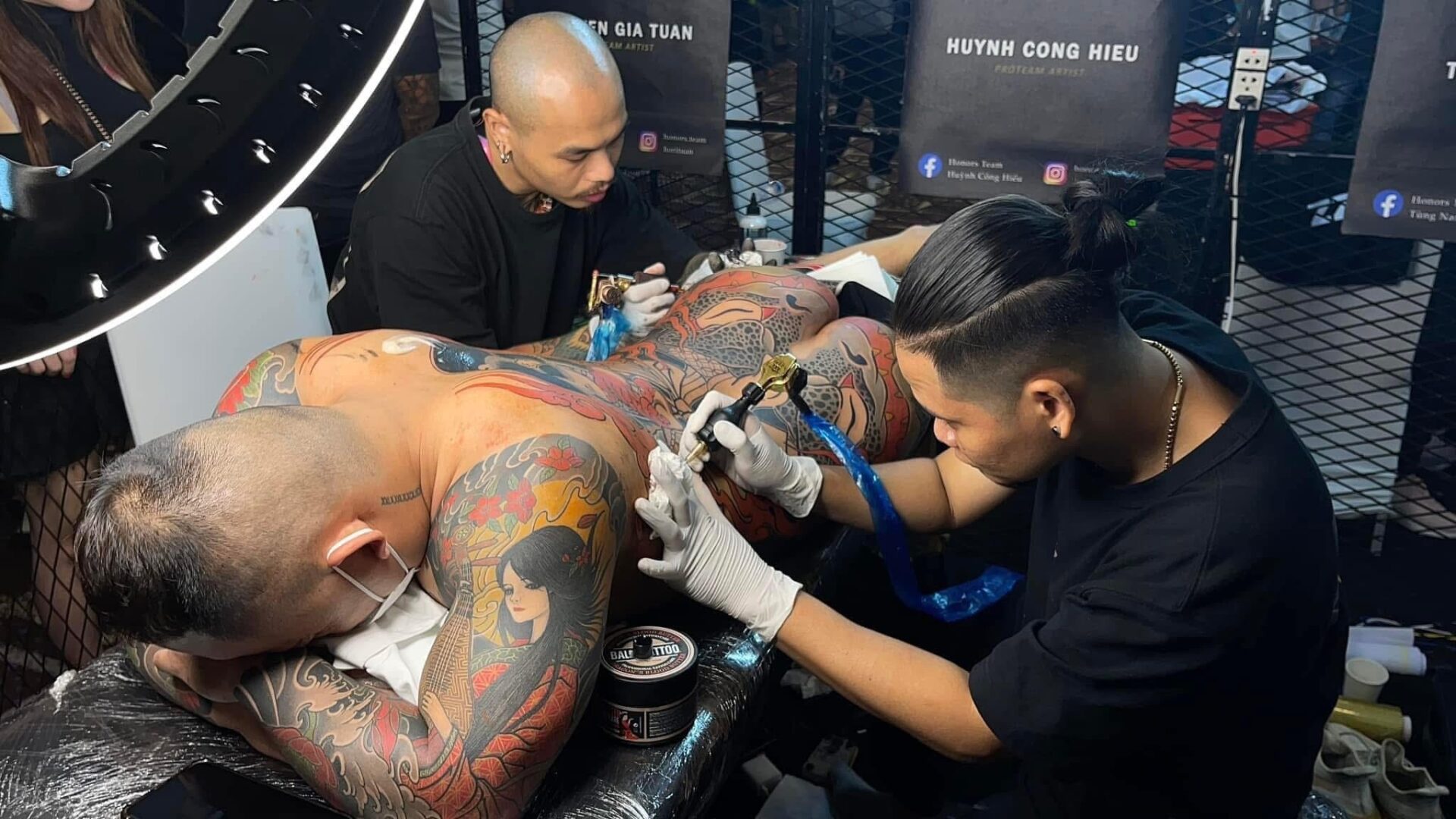 Quá trình làm việc của Horituan tại Saigon Tattoo Expo 2022