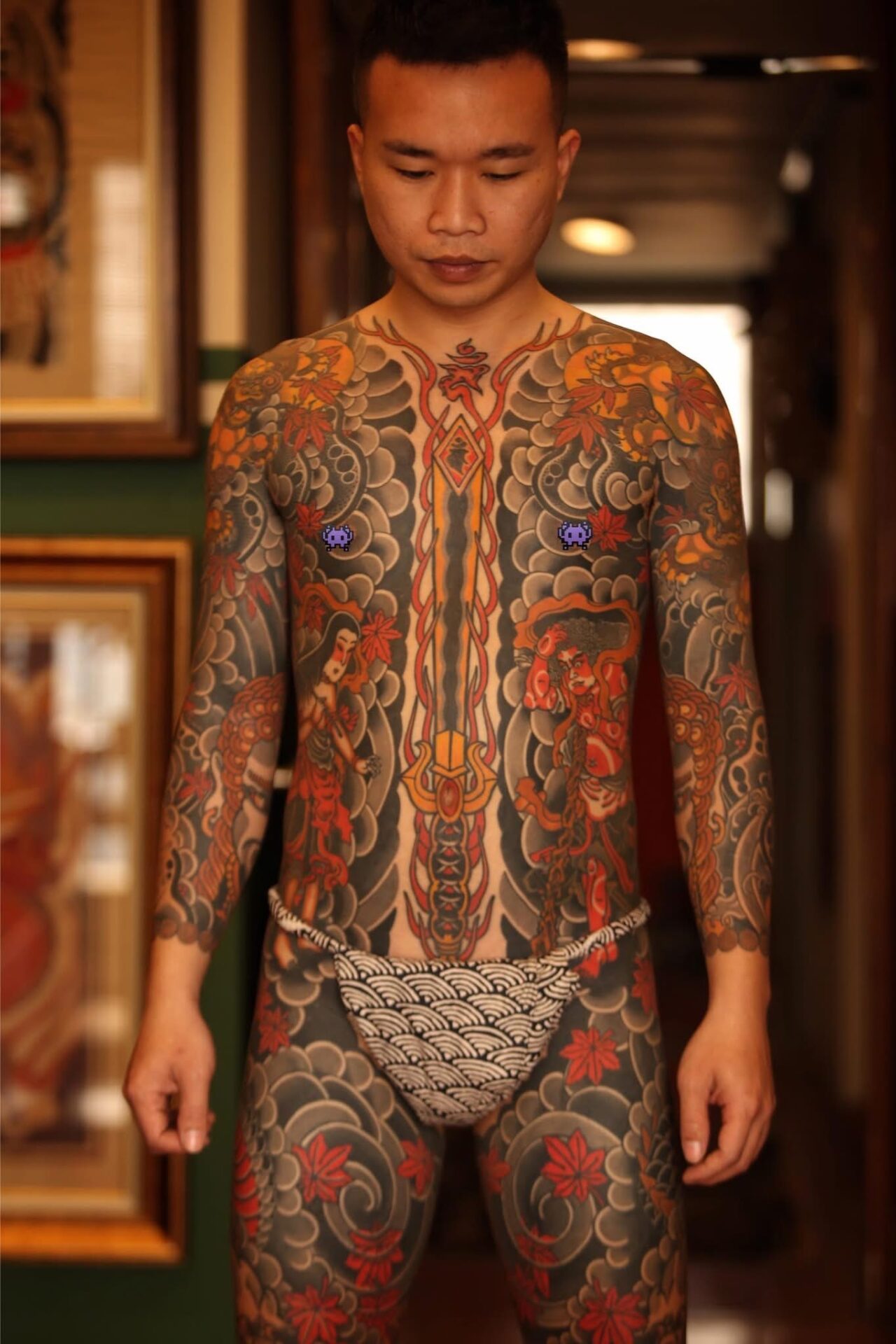 Hình xăm đạt giải 1st Best of Large Work: Chiang Mai Tattoo Time 2024 - Horituan Electric Tattoo